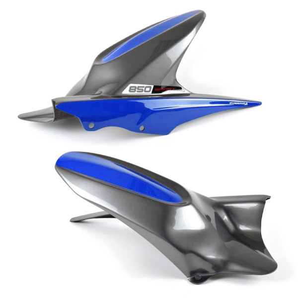 Pyramid Plastics Pyramid hugger | graphite/caspian blue | triumph tiger sport 850 2021>current
